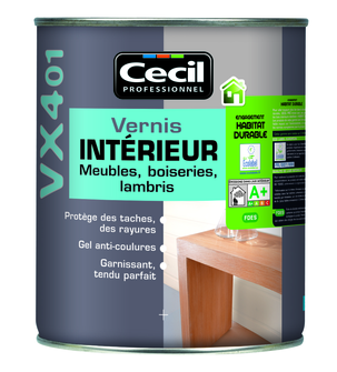 VERNIS INTERIEUR VX401 0,5L Chene Moyen Satine